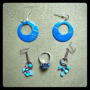 Turquoise jewelry set